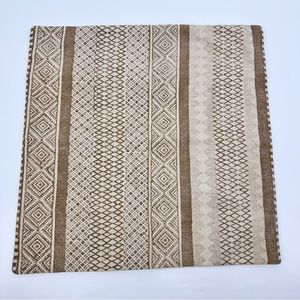 Surya Janya Indoor Decorative Square Pillow Cover Tan 20” x 20”